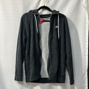 Grey Nike Zip Up Jacket